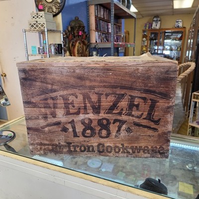 Wenzel 1887 Vintage Cast Iron Cookware Wooden (Box Only) | eBay