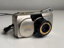Olympus Stylus Zoom 115 Deluxe (OZ 50) 35mm Film Camera, Silver
