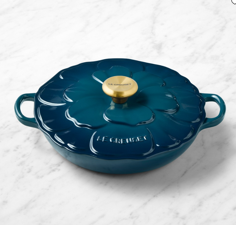 Le Creuset Enameled Cast Iron Petal Braiser, 2 1/4-Qt - HOT - SALE