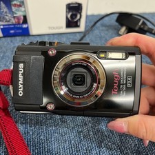 Olympus Stylus TG-3 Tough Black Digital Camera 16MP ISO 100-6400 Built-in GPS