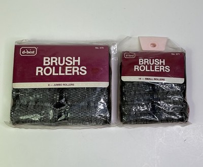 D Best Brush Rollers Small 14 Pk #571 & Jumbo 8 Pk #575