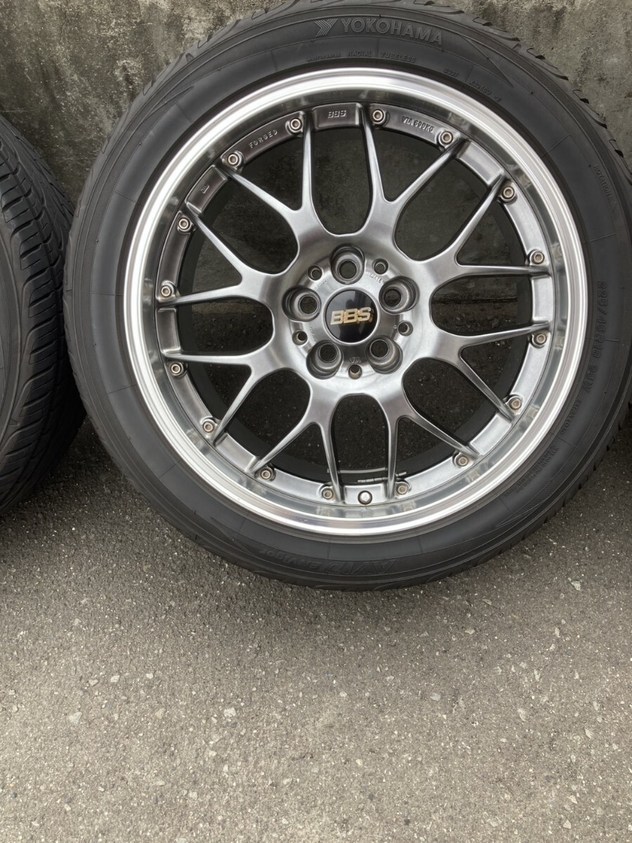 BBS RS-GT RS907H 18” 7.5J+48 5x100 Diamond Black Wheels NO TIRES