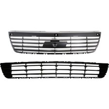 Bumper Grille Set Upper For 2006-2008 Chevrolet Malibu Gm1200537 Gm1200558