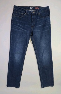 Urban Pipeline Regular SuperFlex Jeans Mens 34x34 Dark Blue Denim Straight Leg