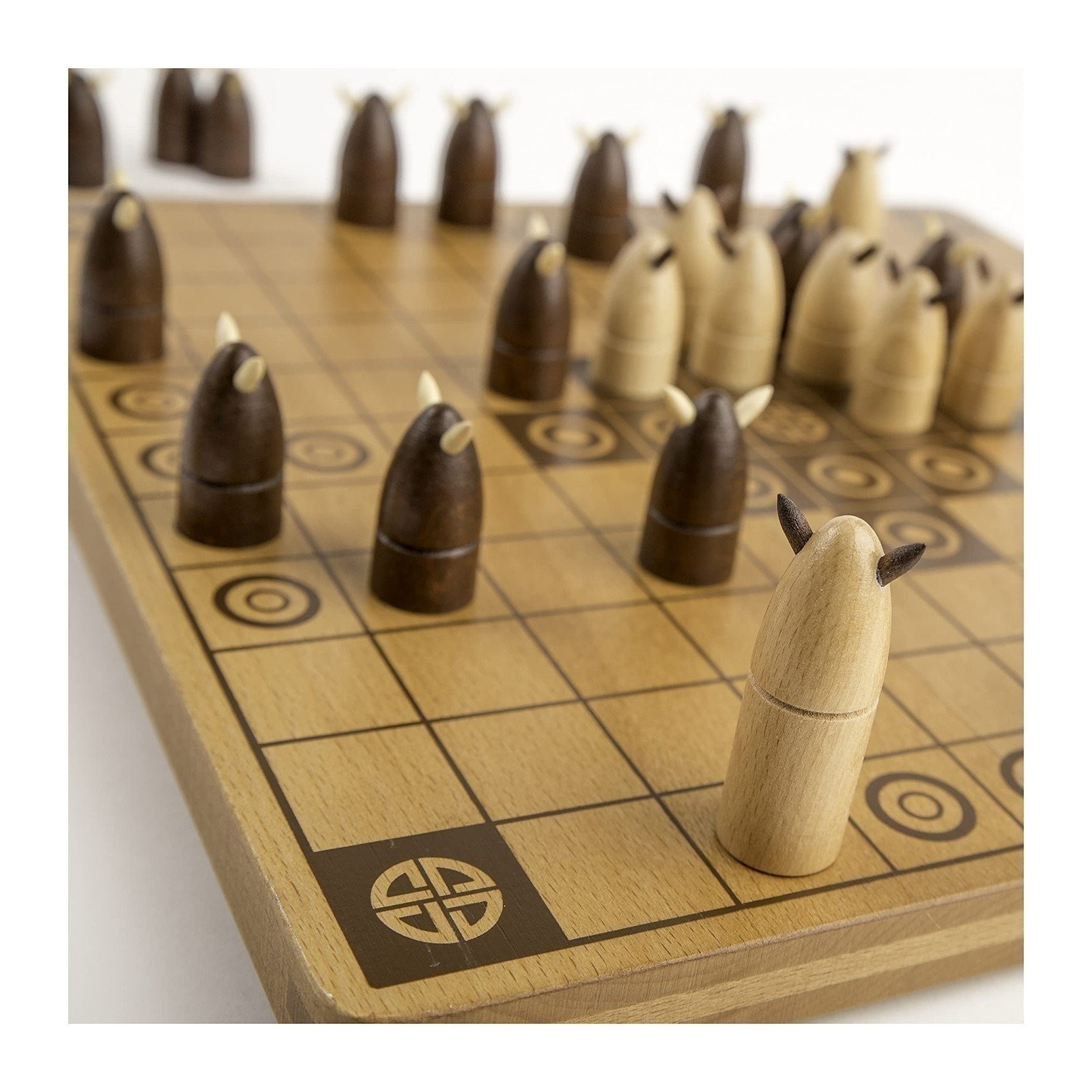 Hnefatafl Viking Strategy Board Game – Two-Player Wooden Game for Kids & Adults