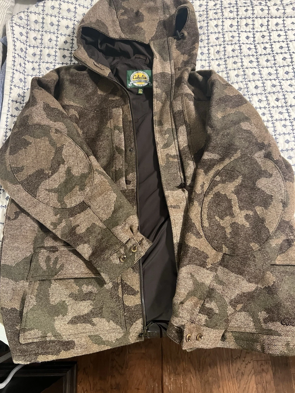Cabelas Camo Wool Vest, Parka and Overalls (3 Items)