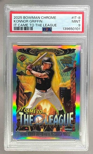 139650101 Konnor Griffin 2025 Bowman Chrome #IT-8 It Came to the League PSA 9