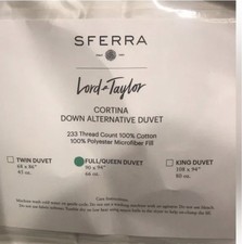 Sferra Cortina Down Alternative Duvet Queen / Full