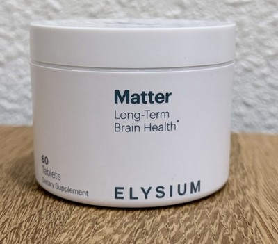 ELYSIUM MATTER - Supports Long Term Brain Health 60 Tablets Exp.12/2026