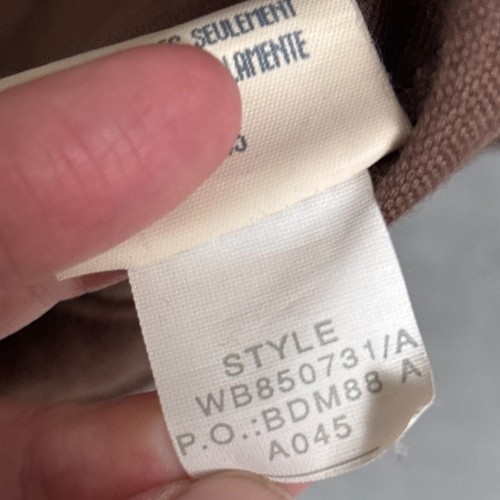 Vintage Liz Claiborne Jacket M Brown Velvet Trucker Fall Layering Classic Casual - Picture 10 of 12