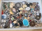 Vintage To Modern Pendant Charm Costume Jewelry for crafts Lot 130+++