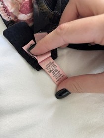 DEADSTOCK 2010&rsquo;s Agent Provocateur Lingerie Full Set in Black Floral 32C bra