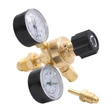 CGA580 Argon CO2 Dual Regulator Gauge Flow Meter for Mig Tig Welding Gas Welder
