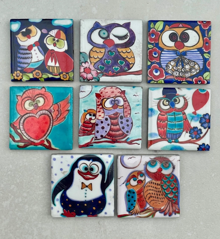 Owl Delights: Colourful Fridge Magnets, Perfect Gift, Cute Kitchen Decor - Image 2 of 2