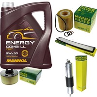 Mann Inspektionspaket 5L Mannol Energy 5W-30 FüR BMW E46 316 TI 318 318I 316I