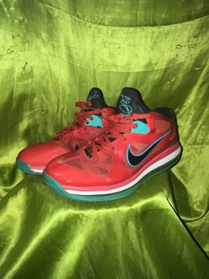 Nike LeBron 9 Low Liverpool Mens Size 9 red Green White Black 510811-601