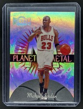 1997-98 Skybox Metal Universe Michael Jordan Planet #1 PM Bulls
