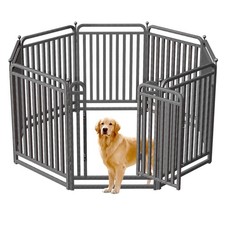 40 Inch Dog Playpen Outdoor, 8 Panels Puppy Playpen Heavy Duty Dog Play Pen I...