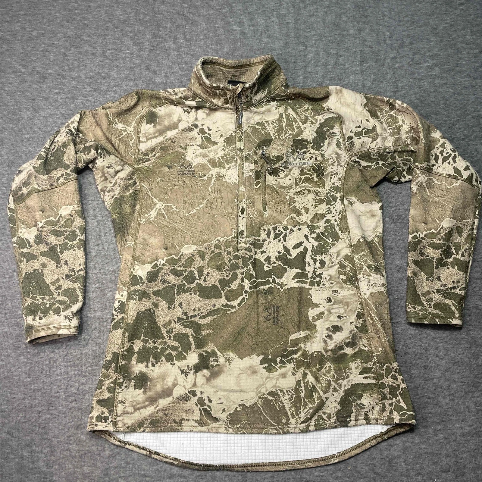 Realtree Camo Shirt Men Medium Jacket Multicolor Camouflage Lightweight Hunting