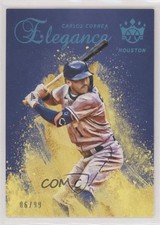 2021 Panini Diamond Kings Elegance Holo Blue 6/99 Carlos Correa #E-5 0kr5