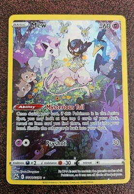 Mew GG10/GG70 SWSH: Crown Zenith: Galarian Gallery Holo
