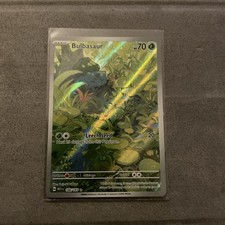 Pokemon TCG Bulbasaur 166/165 Scarlet & Violet 151 Holo English