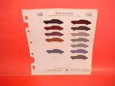 1946 HUDSON SIX EIGHT SUPER CONVERTIBLE COMMODORE CLUB COUPE PAINT CHIPS SW