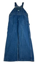 Liberty Jeans Mens Denim Bib Overalls 36x30 Blue Carpenter Farm Work Chore Barn