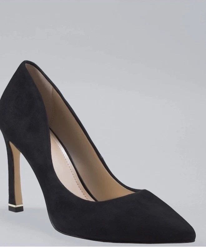 BOMBAS DE GAMUZA WHITE HOUSE BLACK MARKET HOPE TALLA 8 Foto 3 de 4