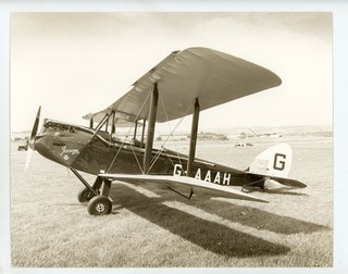 Photograph of Amy Johnson's de Havilland Gipsy Moth G AAAH Jason c.1930