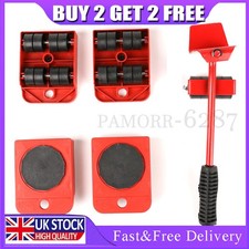 5Pc Set Heavy Duty Furniture Shifter Lifter Wheels Moving Slider Mover Removal