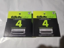 Gillette Labs Men's Razor Blade Refills 2 - 4 - Packs Total - 8 Cartridges 