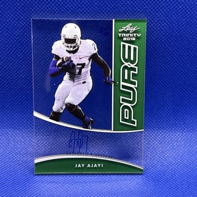Jay Ajayi 2015 Leaf Trinity Green Autograph (RC) 3/10 #PA-JA2