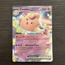 clefable ex pokemon card value 082/197 Double Rare - Obsidian Flames - Evolution 3 Lot RarityDouble Rare Hit Points260 HP Ability Lunar Zone All of your Pokemon that have any [P] Energy attached have no Retreat Cost [Pokemon Card Game/EX FireRed &