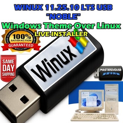 WINUX 11.25.10 LTS Installer USB   Fast, Stable Windows Like Linux, Edge Browser