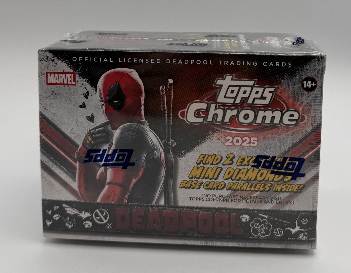 2025 Topps Chrome Marvel Deadpool Value Box - Factory Sealed | eBay