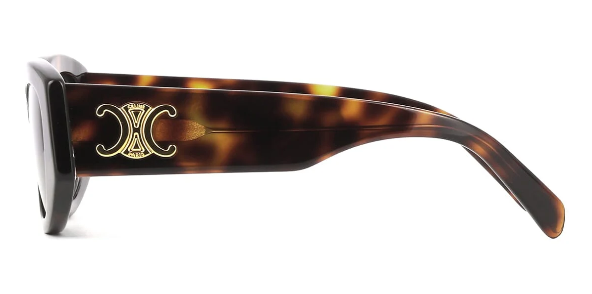 Celine TRIOMPHE CL 40308U 53E Shiny Havana/Brown Geometric Women's