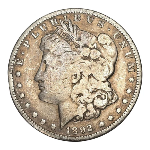 1892 S Morgan Silver Dollar Us Coin Vg Details San Francisco Key Date