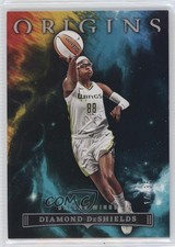 2023 Panini Origins WNBA Teal 14/35 Diamond DeShields #38 7m3