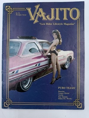Rare Vintage Vajito Low rider Chicano Lifestyle Magazine Premier