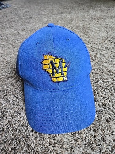 ‘47 Brand MVP Milwaukee Brewers Throwback Retro Logo Adjustable Hat YOUTH