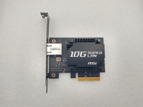 MSI MS-B912E WorkStation 10G Super LAN Ethernet PCIE X4 to RJ45 Card Adapter - Bild 2 von 5