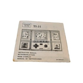 Vintage Game And Watch Treasure Island Working with Original Box & Instructions 