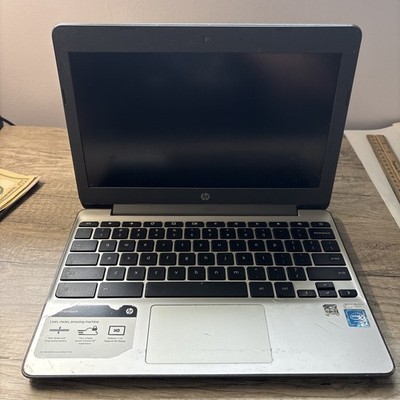 HP Chromebook G5 11.6'' LaptoP 16GB eMMC 4GB RAM Intel Dual-Core FOR PARTS PG7L7
