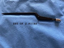 Stryker SilverGlide Non-Stick SET OF 2 Bipolar Bayonet Forceps 6720-240-007