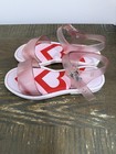 Mini Melissa Mar Big Girl's Sandals Size 2 Heart Clear Pink  — photo 6