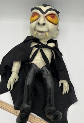 Vintage Paper Magic Group Hanging Dracula Vampire 20'' Rubber Halloween