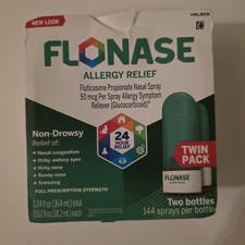 Flonase Allergy Relief Twin Pack DMG 2 X 144 288 Sprays Exp 2027-28
