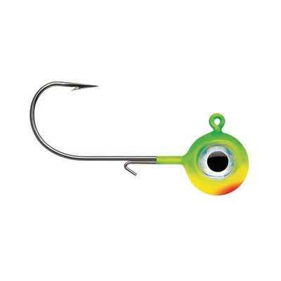 VMC NEON MOON EYE JIG - 1/32OZ - CHARTREUSE LIME GREEN