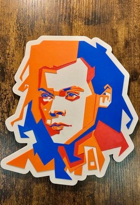 Harry Styles inspirierte 3D-gedruckte Wandkunst | erhöhte Schicht Pop-Art-Plakette | Musik